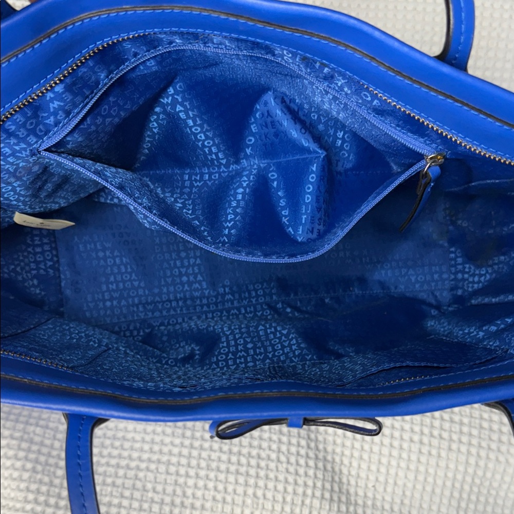 Kate Spade Royal Blue Large Tote Bag - Picture 3 of 7